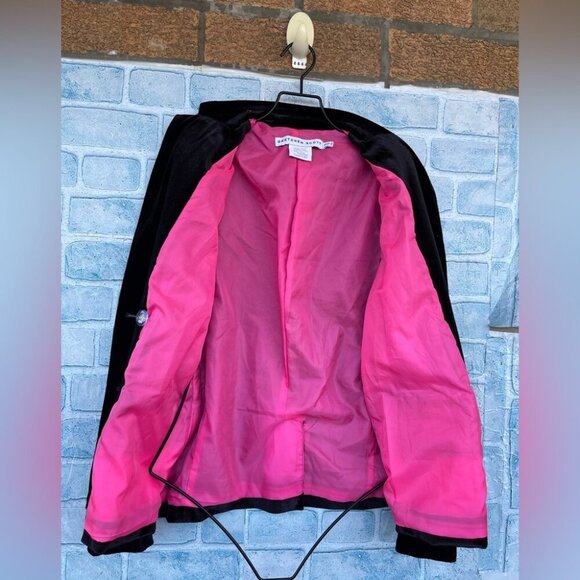 GRETCHEN SCOTT double breasted velvet blazer size small - Picture 8 of 9